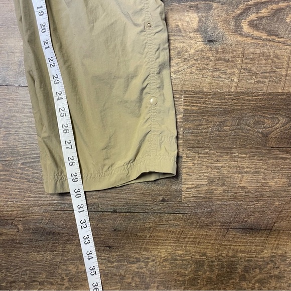 Rei Co-op Cargo Pants Mens 34x30 Tan Convertible Roll Tab Snap Hiking Outdoor - Picture 13 of 15